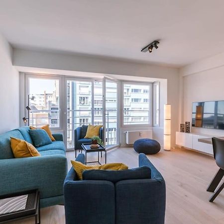 Huswell - Lovely Apartment With Lateral Sea View And Parking Остенде Екстер'єр фото